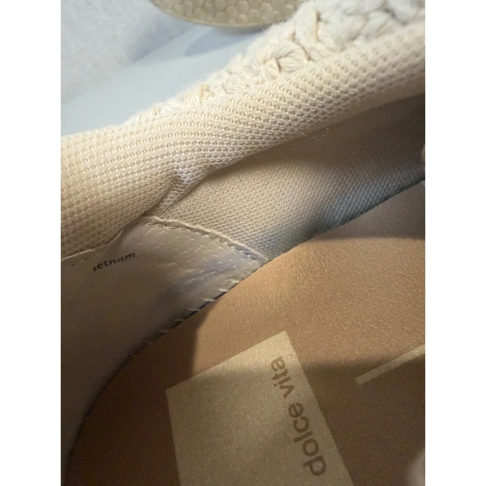 Dolce Vita Nicona Women's Fashion‎ Sneakers Sandstone Knit Size 9.5